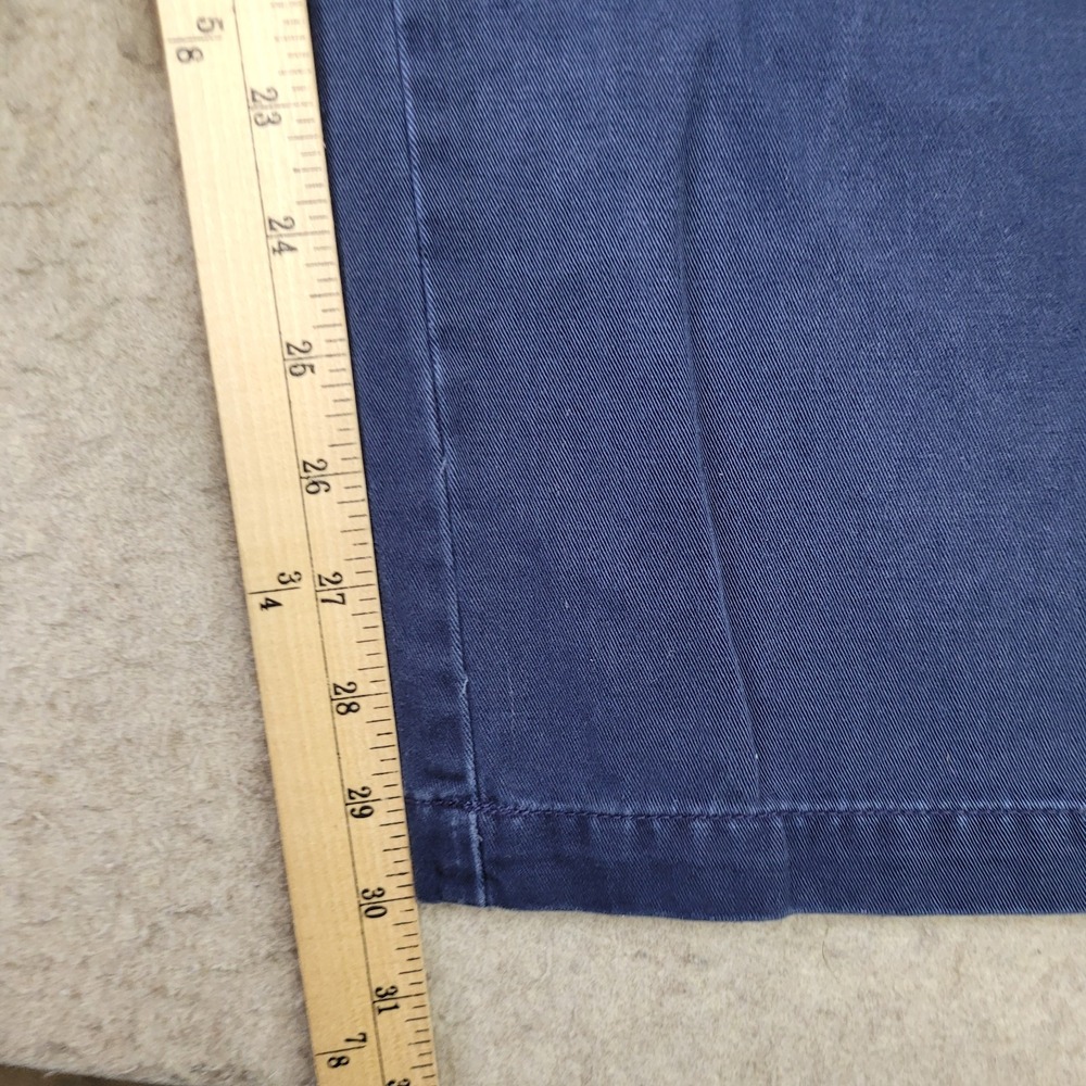 Vineyard Vines Club Chino Pants Mens 30x32 Blue Flat Front Whale Preppy - Picture 7 of 10